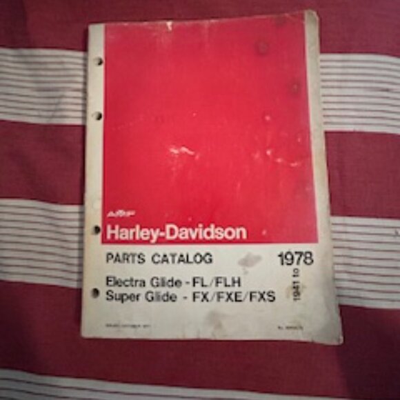 1941-1978 AMF/Harley Davidson Parts Catalog  Issued Oct.1977 - Picture 1 of 13